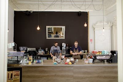 Interior of Coftale in București
