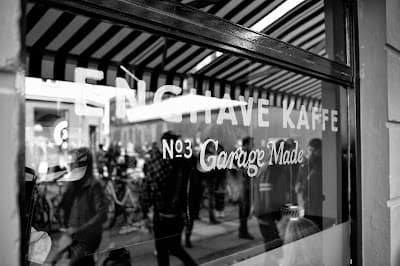 Interior of Enghave Kaffe in København