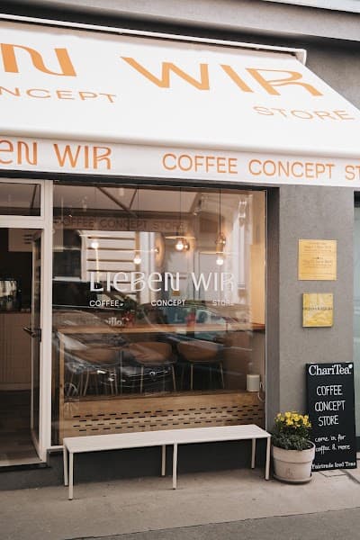 Interior of Café LIEBEN WIR Coffee Concept Store in Wien