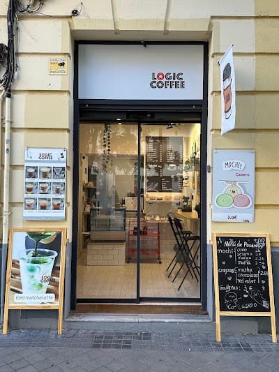Interior of Logic Coffee in Madrid