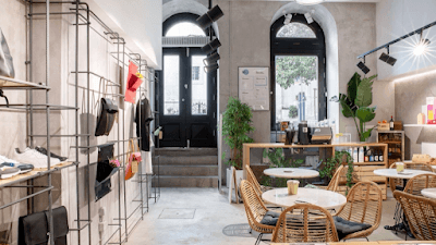 Interior of SO Coffee Roasters in -394 Lisboa