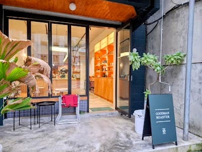 Interior of Goodman Roaster 華山店 in Taipei City