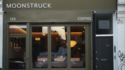 Interior of Moonstruck Cafe in London SW8 1XN