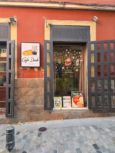 Interior of Café Dude in Madrid
