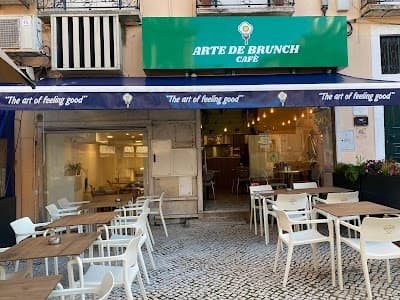 Interior of Arte de Brunch Café in -312 Lisboa