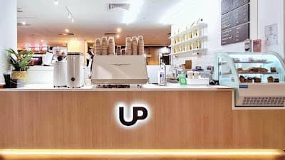 Interior of Upshot Specialty Coffee in