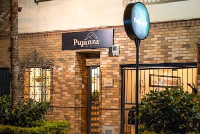 Interior of Pujanza Café Gourmet in Antioquia