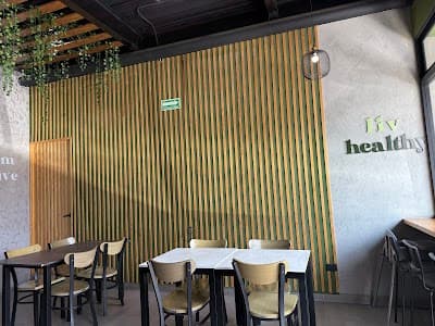 Interior of Liv Coffee in Pue.