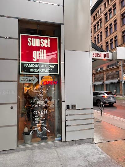 Interior of Sunset Grill in ON M5H 3W4