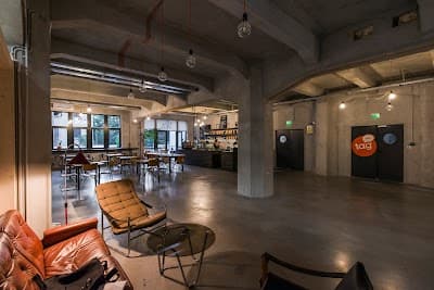 Interior of Beans & Dots in București
