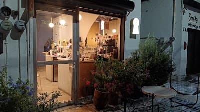 Interior of Techo a Tierra Café in N.L.