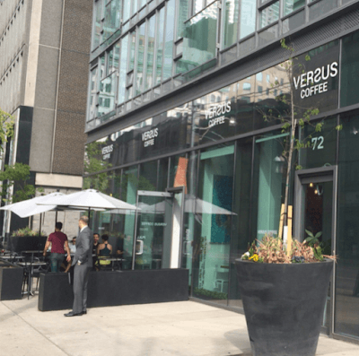 Interior of Versus Coffee in ON M5C 2R6