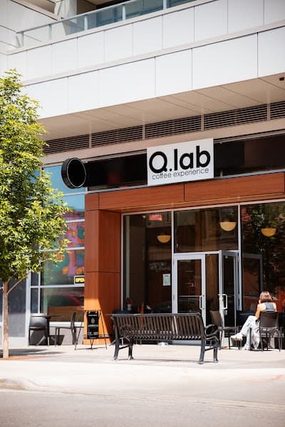 Interior of Qlab by Chronicle Coffee Roasters in AB T2R 1K1