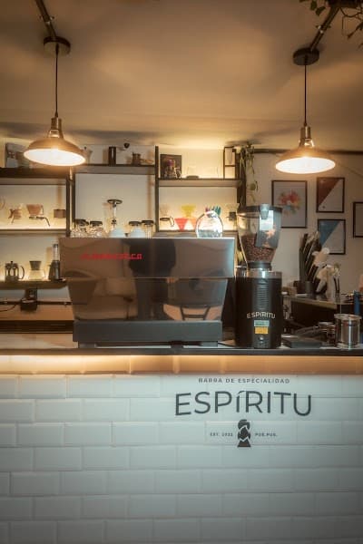 Interior of Espíritu Café •Specialty Coffee• in Pue.