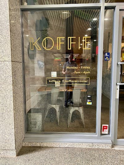Interior of Koffie in BC V6E 3S7