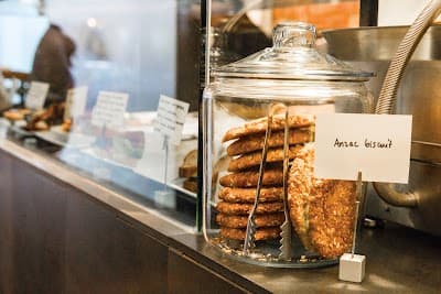 Interior of Kaffeine in London W1T 3AY