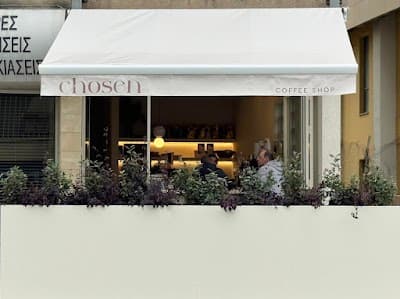 Interior of Chosen Coffee Shop in Nicosia 2018