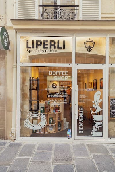 Interior of Liperli Coffee - Torréfacteur de café in Paris