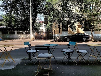 Interior of DRIP Coffee Shop in București