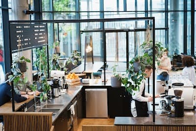 Interior of Garçon de Café - Specialty coffee shop - Kaffee in Berlin