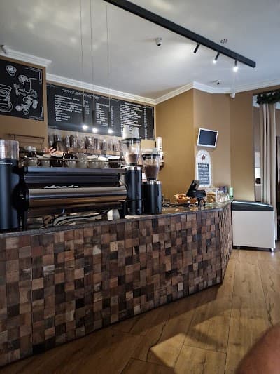 Interior of Coffee Map Roastery in București