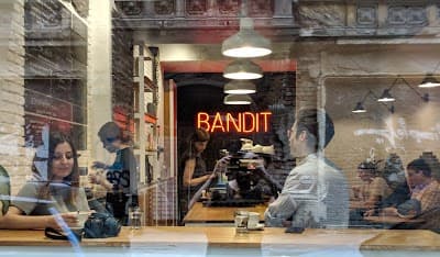 Interior of Bandit Specialty Coffee in București