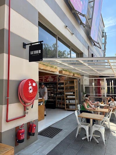 Interior of Father Coffee Rosebank in
