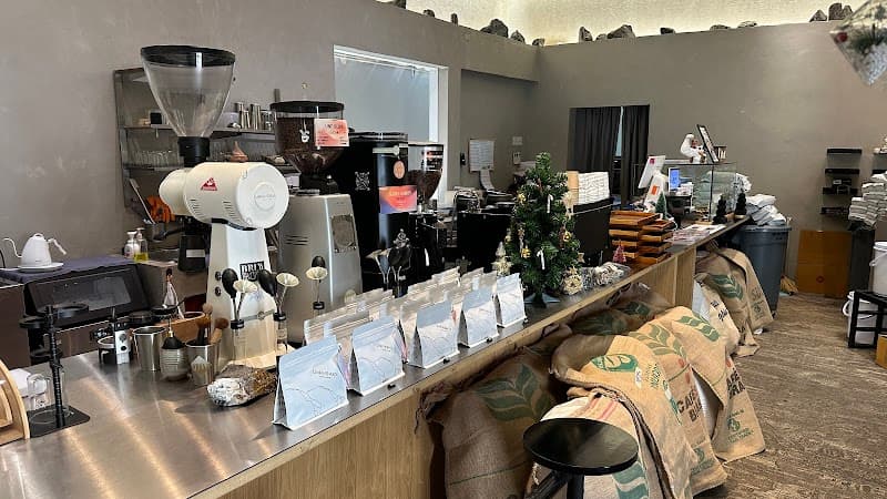 Interior of UNFINISHED Coffee Roaster in Krung Thep Maha Nakhon 10230