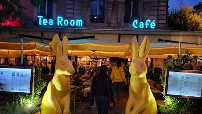Interior of Café Remor in Genève