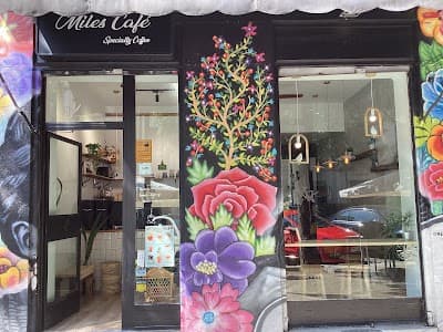 Interior of Miles Café - Specialty Coffee & Matcha in Madrid