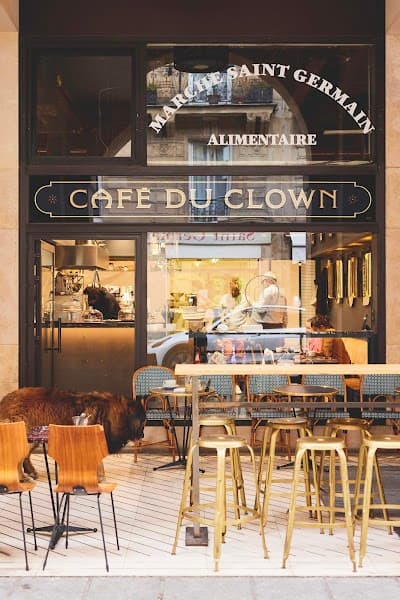Interior of Café du Clown in Paris