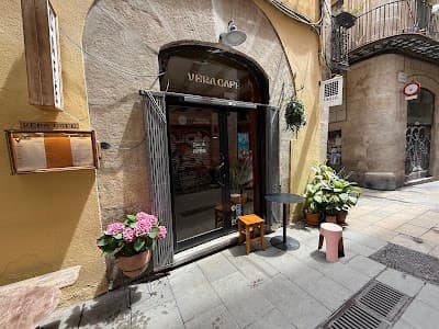 Interior of Vera Cafè in Barcelona