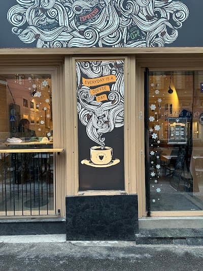 Interior of Coffee and Beard in Wien
