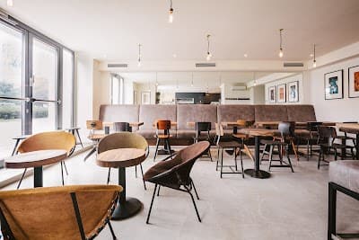 Interior of Jonas Reindl Coffee Roasters in Wien