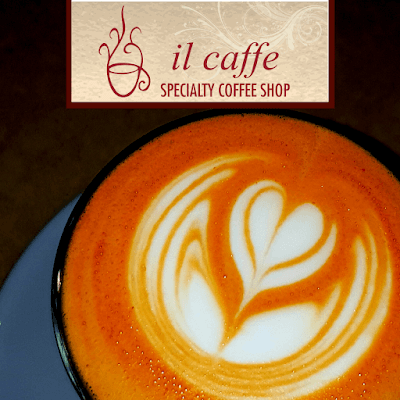 Interior of il caffe coffee roasters in AB T2P 1K3