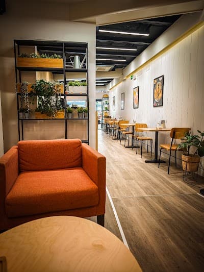 Interior of Latte N Coffee in Madrid