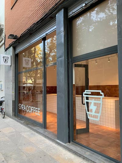 Interior of Syra Coffee - Poblenou in Barcelona