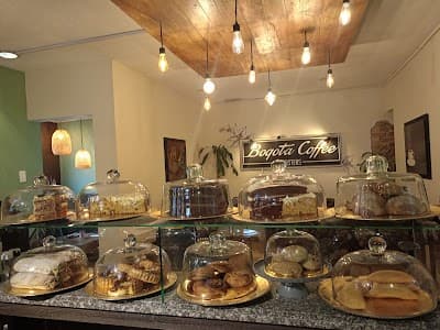 Interior of Bogota Coffee Roasters in Bogotá