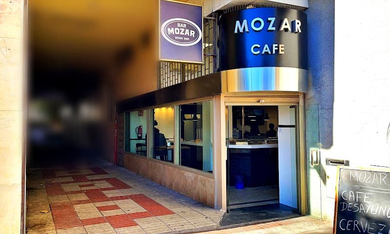 Interior of Mozar Café in Madrid