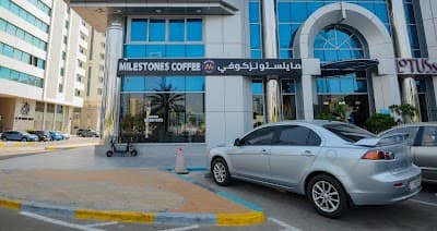 Interior of Milestones Coffee in Al Ghattat St - Al Hisn - W6 - Abu Dhabi - United Arab Emirates