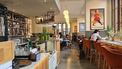 Interior of Cafe Eliel in Helsinki