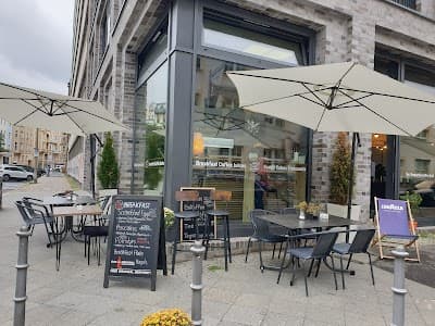 Interior of Café Baobab in Berlin