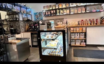 Interior of Café Latte Art in Wien