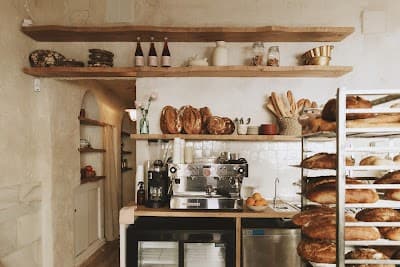 Interior of Bakery in Madrid