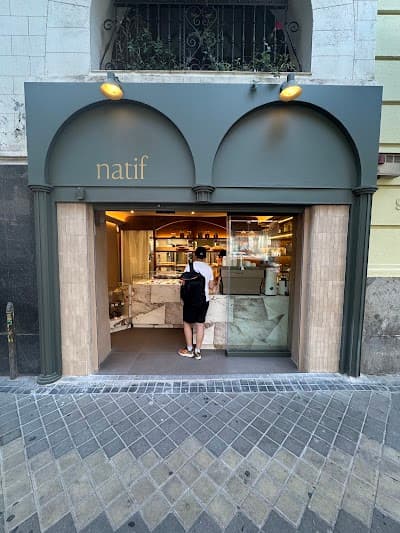 Interior of Natif Coffee & Bakery in Madrid