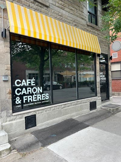 Interior of Café Caron & frères in QC H2S 1C8