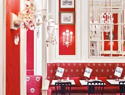 Interior of Café Sacher in Wien