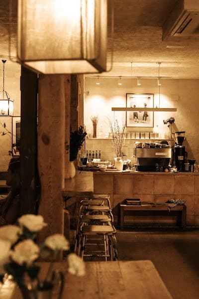 Interior of Bucólico Café in Madrid