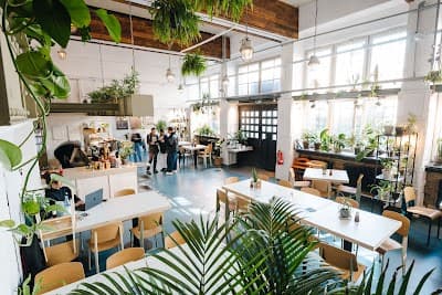 Interior of The Greens - Coffee & Plants in Berlin