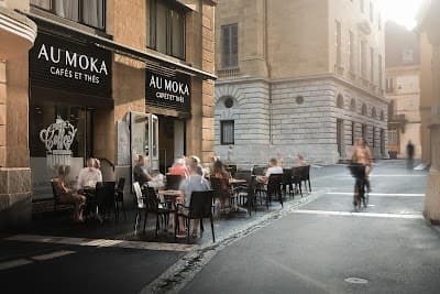 Interior of Bar et Magasin Au Moka in Neuchâtel